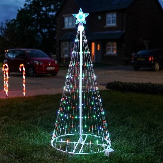Guirlande LED Multicolore pour Sapin – Animation Lumineuse de Noël