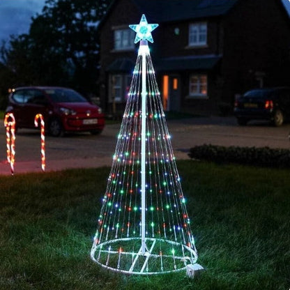 Guirlande LED Multicolore pour Sapin – Animation Lumineuse de Noël