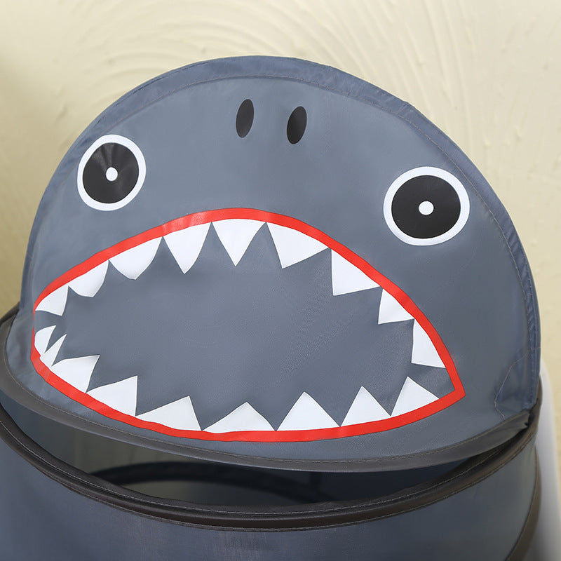 Panier de Rangement Pliable – Requin Gris (34×55 cm)