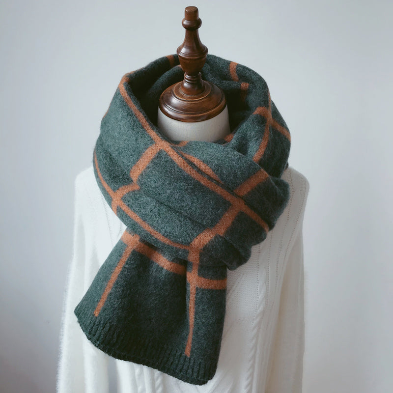 Foulard femme imitation cachemire – écharpe longue et douce pour l’hiver
