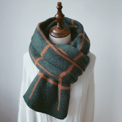 Foulard femme imitation cachemire – écharpe longue et douce pour l’hiver