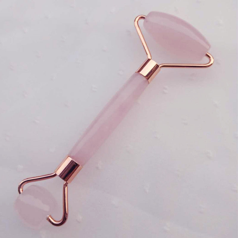Rouleau Visage Jade & Quartz – Massage, Gua Sha & Lifting Naturel