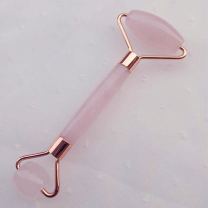 Rouleau Visage Jade & Quartz – Massage, Gua Sha & Lifting Naturel