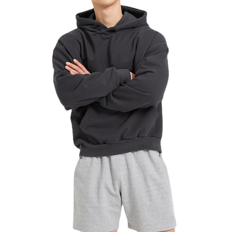 Sweat à capuche homme – Coton éponge épais et coupe décontractée