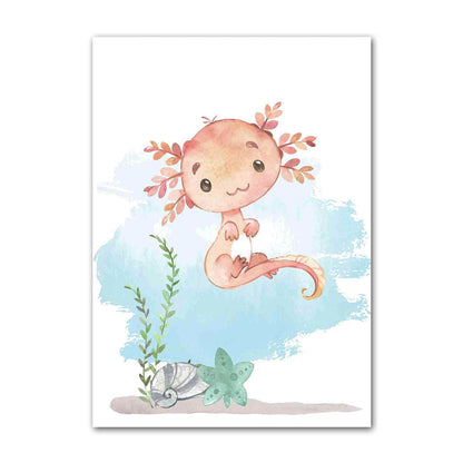 Poster axolotl