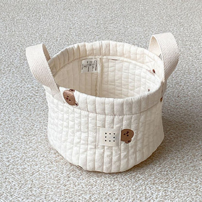 Sac de Rangement Bébé en Coton – Vêtements, Jouets, Couches