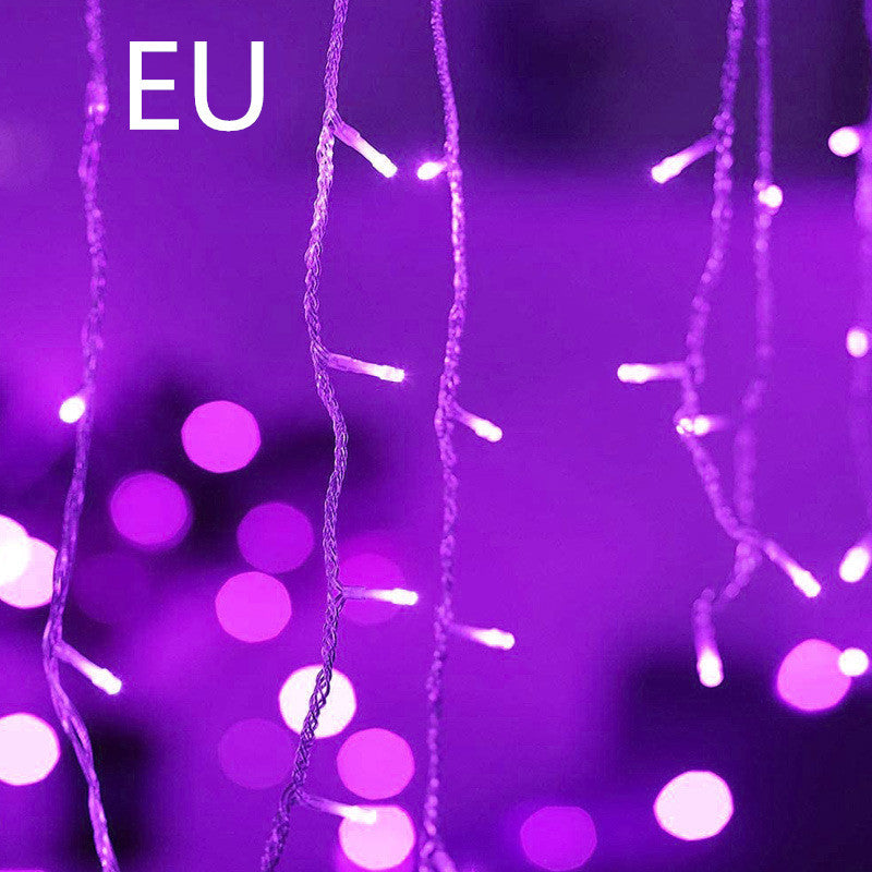 Guirlande LED Cascade 8 Modes – Rideau lumineux de Noël