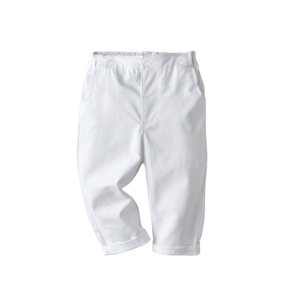 Costume enfant – chemise & salopette élégante