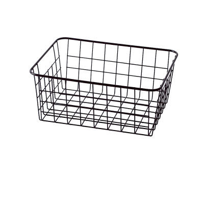 Panier de Rangement en Métal – Style Japonais pour Bureau ou Maison